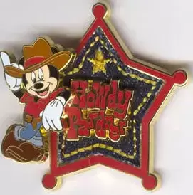 Chip & Dale’s Wild Wild West Pin Adventure Pin Collection - Chip & Dale’s Wild Wild West Pin Adventure - Howdy Pardner Mickey