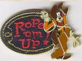 Chip & Dale’s Wild Wild West Pin Adventure Pin Collection - Chip & Dale’s Wild Wild West Pin Adventure - Rope Em’ Up Goofy