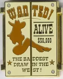 Chip & Dale’s Wild Wild West Pin Adventure Pin Collection - Chip & Dale’s Wild Wild West Pin Adventure - Wanted: The Baddest Draw in the West