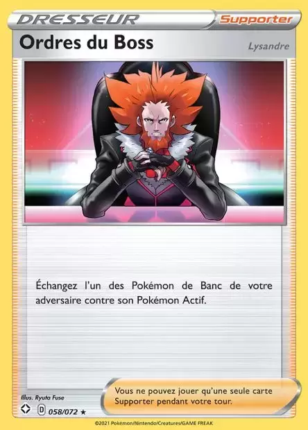 Destinée Radieuse - Ordres du Boss