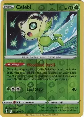 Shining Fates - Celebi Reverse