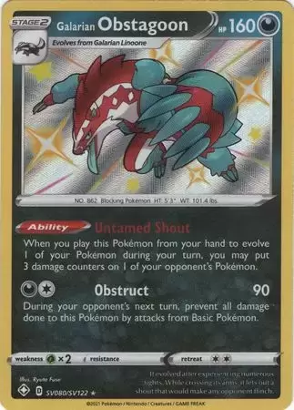 Shining Fates - Galarian Obstagoon