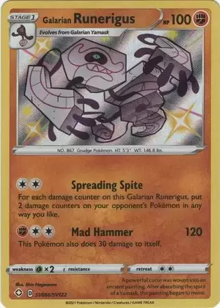 Shining Fates - Galarian Runerigus