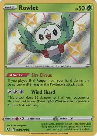 Shining Fates - Rowlet
