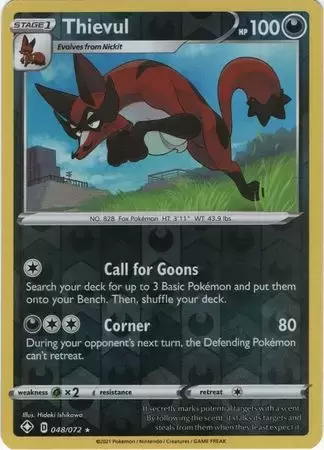 Shining Fates - Thievul Reverse