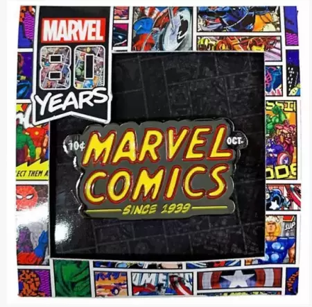 Marvel 80 Years - Marvel 80 Years Pin Badge C – Marvel Comics Since 1939