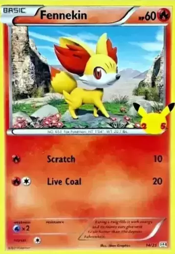 Chimchar Holo - McDonald's Collection 2021 Pokémon card 12/25