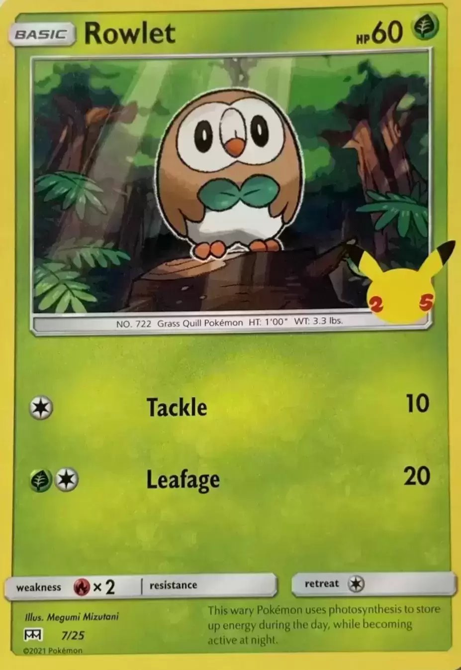 McDonald\'s Collection 2021 - Rowlet