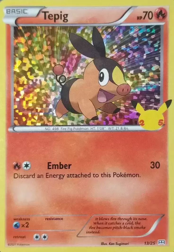 McDonald\'s Collection 2021 - Tepig Holo