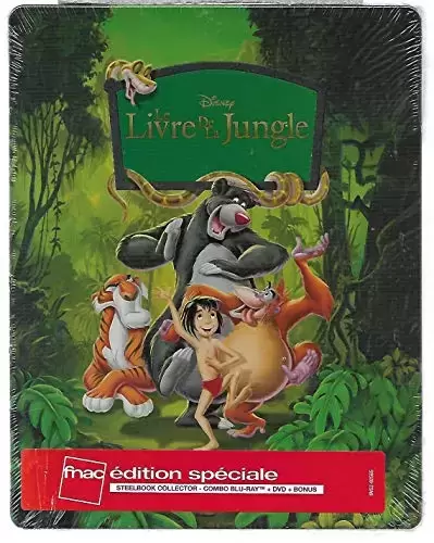 Blu-ray Steelbook - Le Livre De La Jungle - Blu-Ray + DVD Steelbook