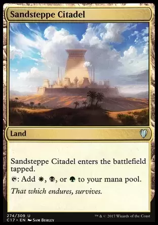 Commander 2017 - Citadelle de la steppe de sable