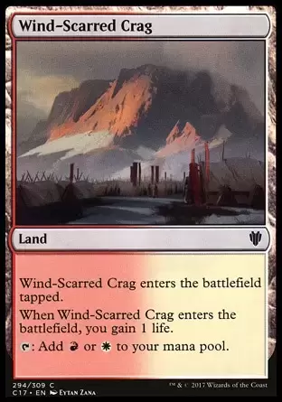 Commander 2017 - Cordillère marquée par les vents