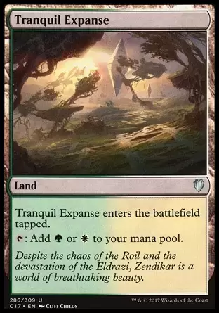 Commander 2017 - Immensité tranquille