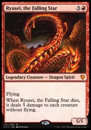 Commander 2017 - Ryusei, l\'étoile descendante