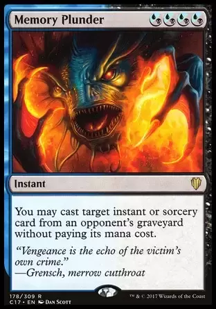Commander 2017 - Saccagement de mémoire