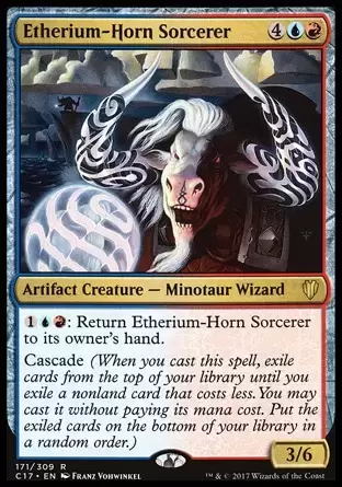 Commander 2017 - Sorcier à cornes d\'étherium