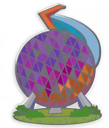 65 Years of Disney Parks D23 Pin Set - 65 Years of Disney Parks D23 Pin Set - Spaceship Earth