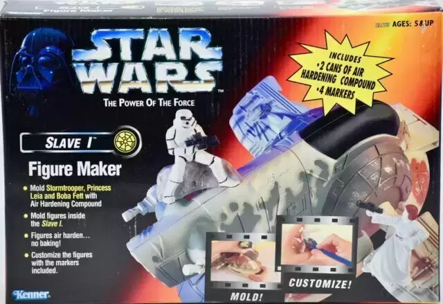 Power of the Force 2 - Slave I Figure Maker : Leia / Stormtrooper / Boba Fett