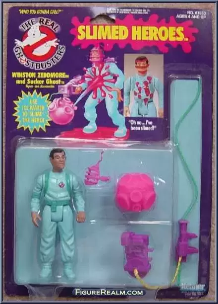 Kenner - The Real Ghostbusters - Winston Zeddmore - Slimed Heroes