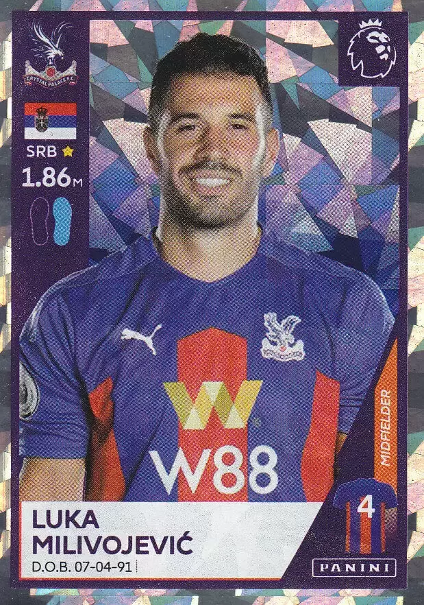 Premier League 2021 - Luka Milivojević (Captain) - Crystal Palace