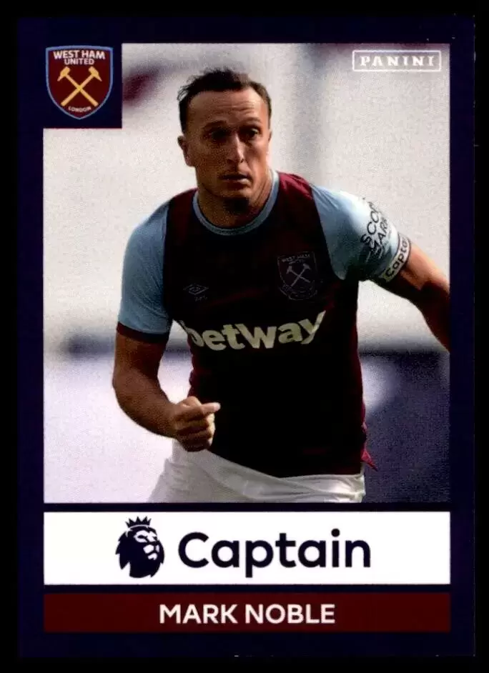 Premier League 2021 - Mark Noble (West Ham United) - Captain - West Ham United