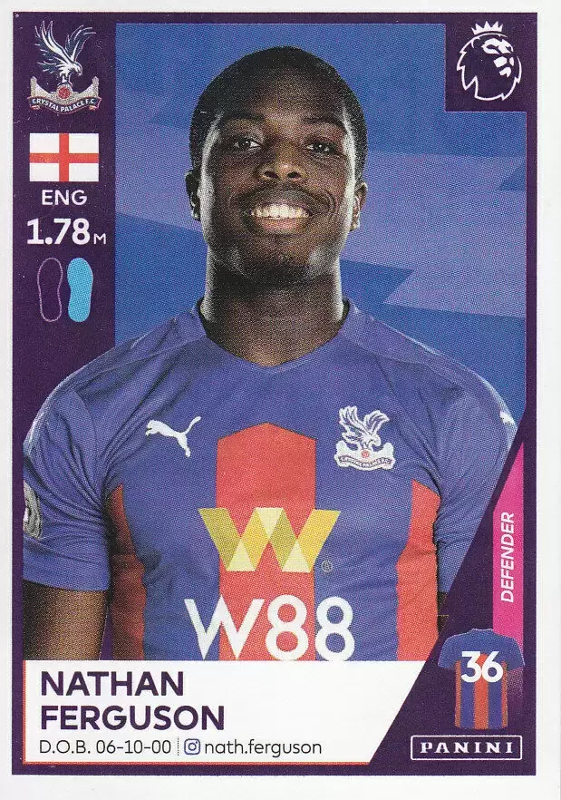 Premier League 2021 - Nathan Ferguson - Crystal Palace