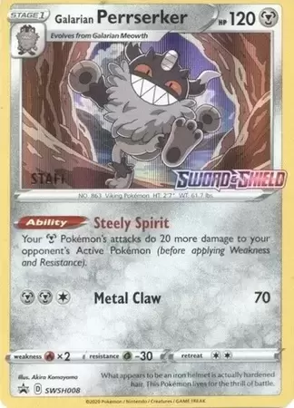 Sword & Shield Promos - Galarian Perrserker Staff
