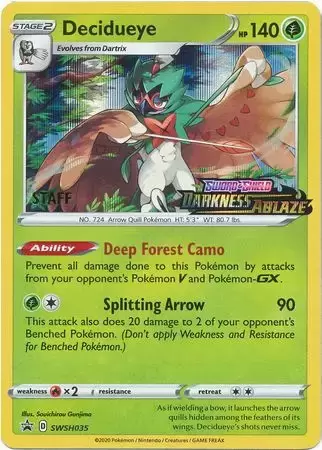 Sword & Shield Promos - Decidueye Staff