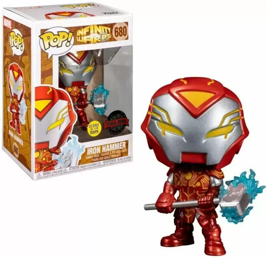 POP! MARVEL - Marvel Infinity Warps - Iron Hammer GITD