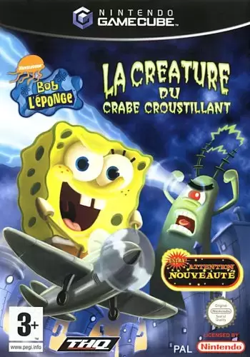 Nintendo Gamecube Games - Bob L\'éponge : La créature du crabe croustillant