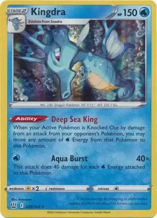 Battle Styles - Kingdra Holo