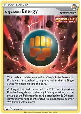 Battle Styles - Single Strike Energy