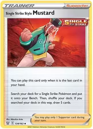 Battle Styles - Single Strike Style Mustard