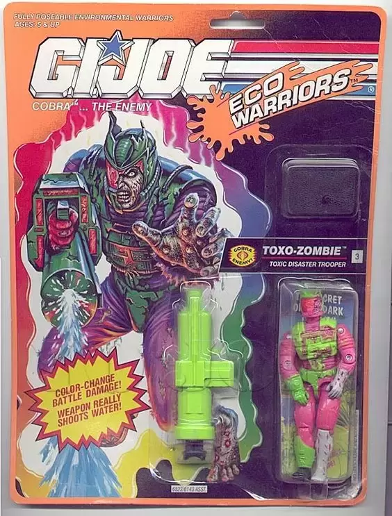 G.I. Joe Vintage - Toxo-Zombie - Toxic Disaster Trooper