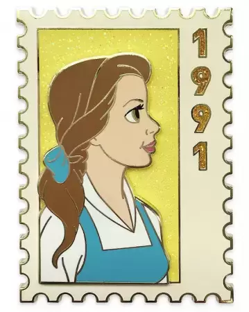 Postage Stamp Pin Series - Postage Stamp Series - Belle