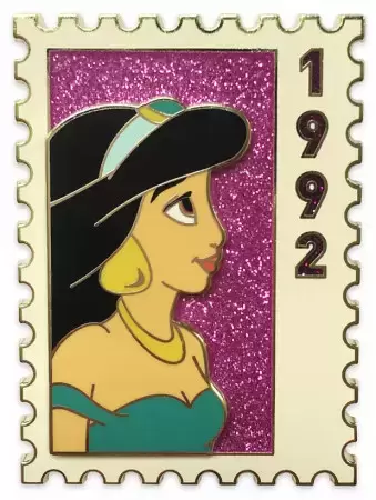 Postage Stamp Pin Series - Postage Stamp Series - Jasmine