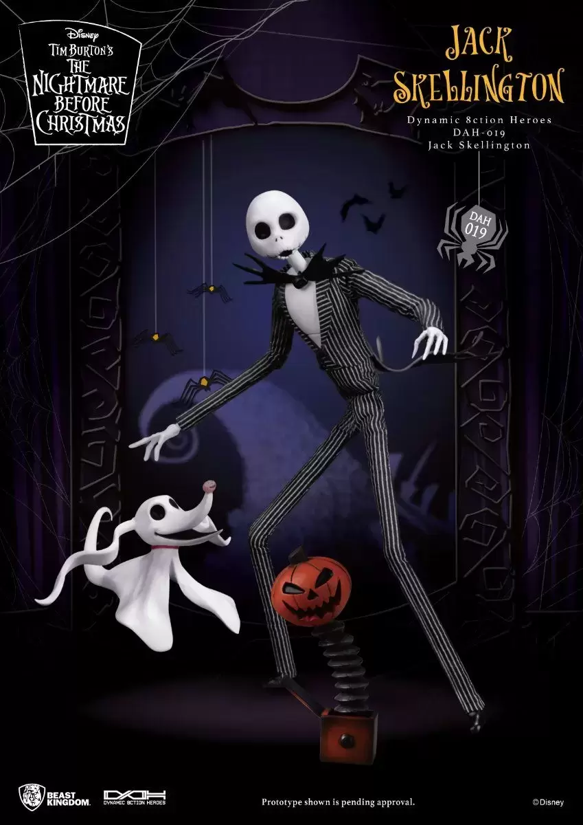 Dynamic 8ction Heroes (DAH) - The Nightmare before christmas - Jack Skellington