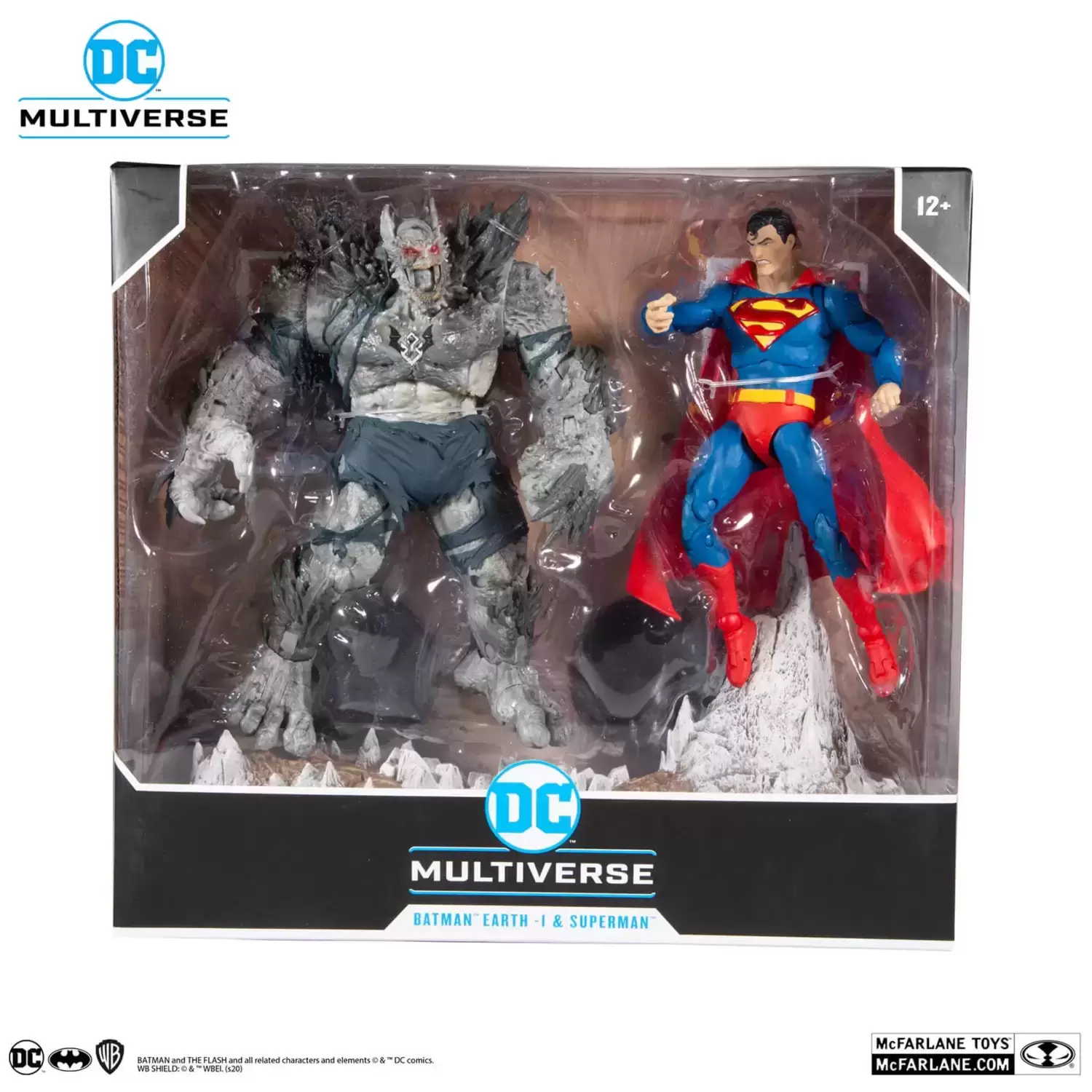 McFarlane - DC Multiverse - Batman Earth-I & Superman - Dark Nights: Metal