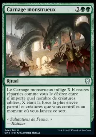 Commander Légendes - Carnage monstrueux