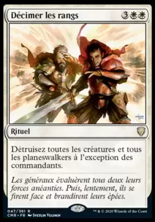 Commander Légendes - Décimer les rangs