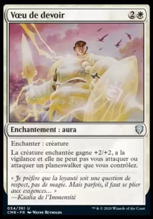 Commander Légendes - Voeu de devoir