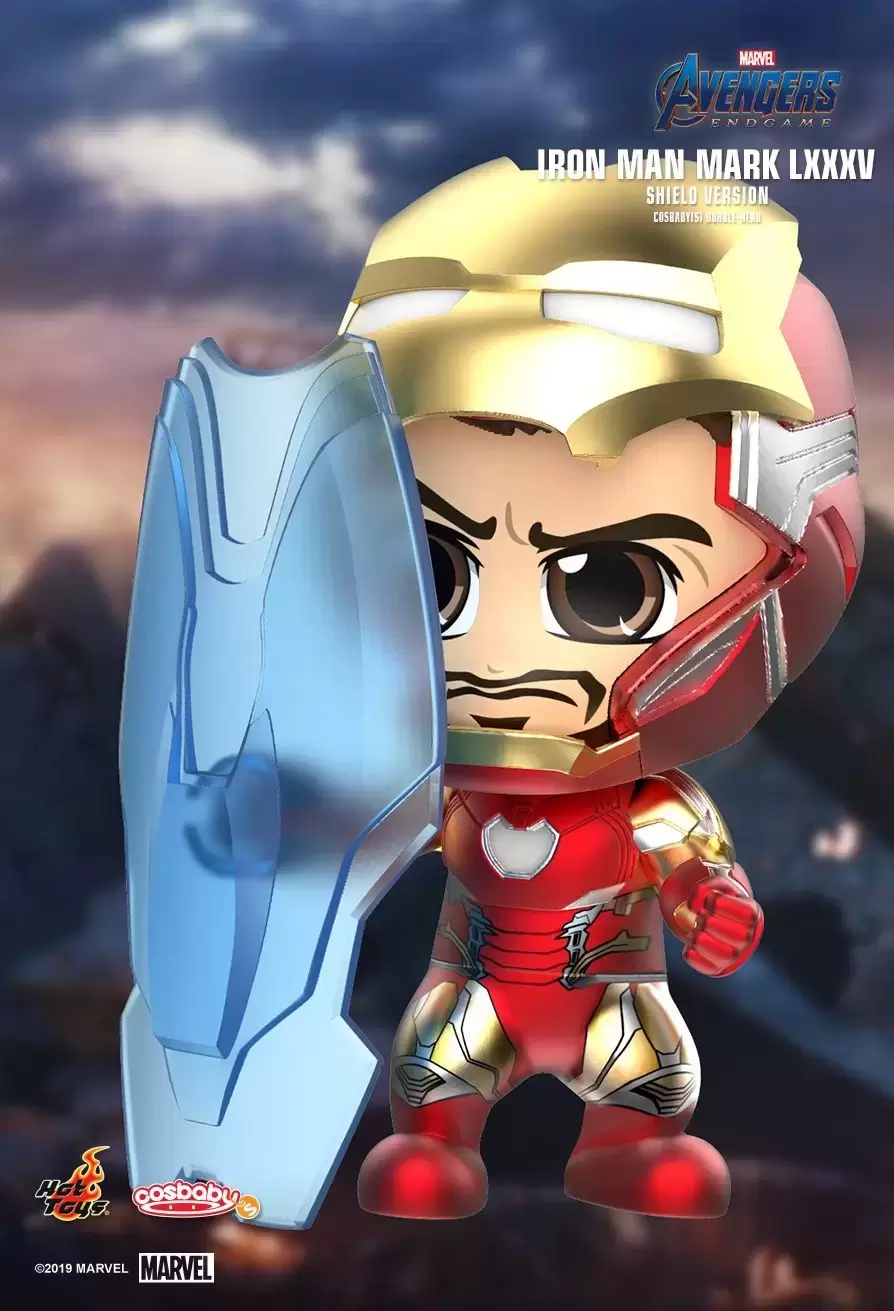 Cosbaby Figures - Avengers: Endgame - Iron Man Mark LXXXV (Shield Version)