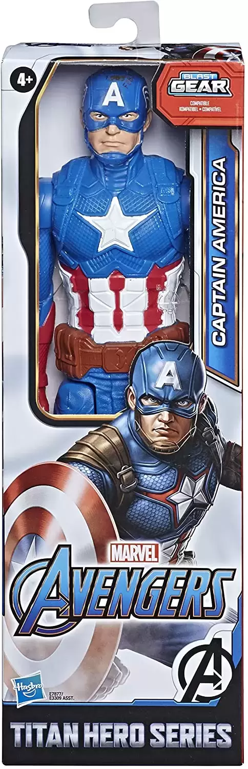 Titan Hero Series - Captain America - Avengers - Blast Gear