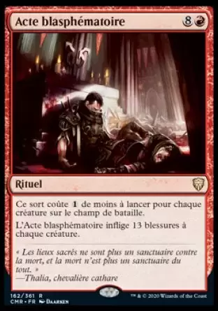 Commander Légendes - Acte blasphématoire