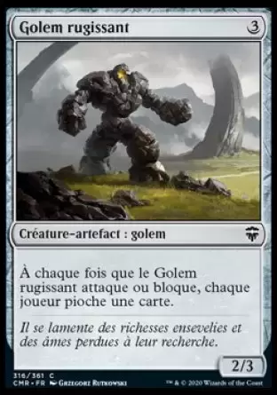 Commander Légendes - Golem rugissant