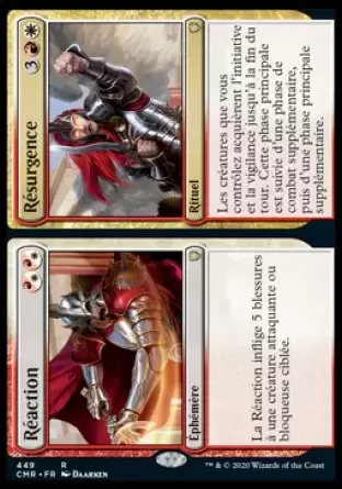 Commander Légendes - Réaction