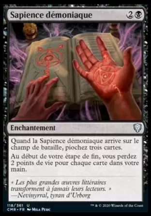 Commander Légendes - Sapience démoniaque