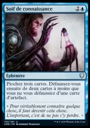Commander Légendes - Soif de connaissance