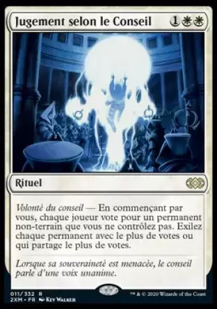Double Masters - Jugement selon le conseil