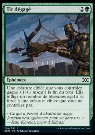 Double Masters - Tir dégagé